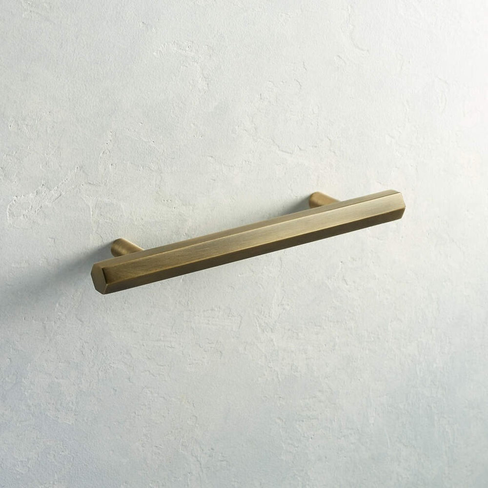 CB2 Set of 3 Brass Hexagon